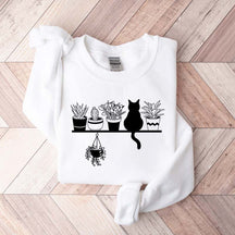Cats And Plants Sweatshirt