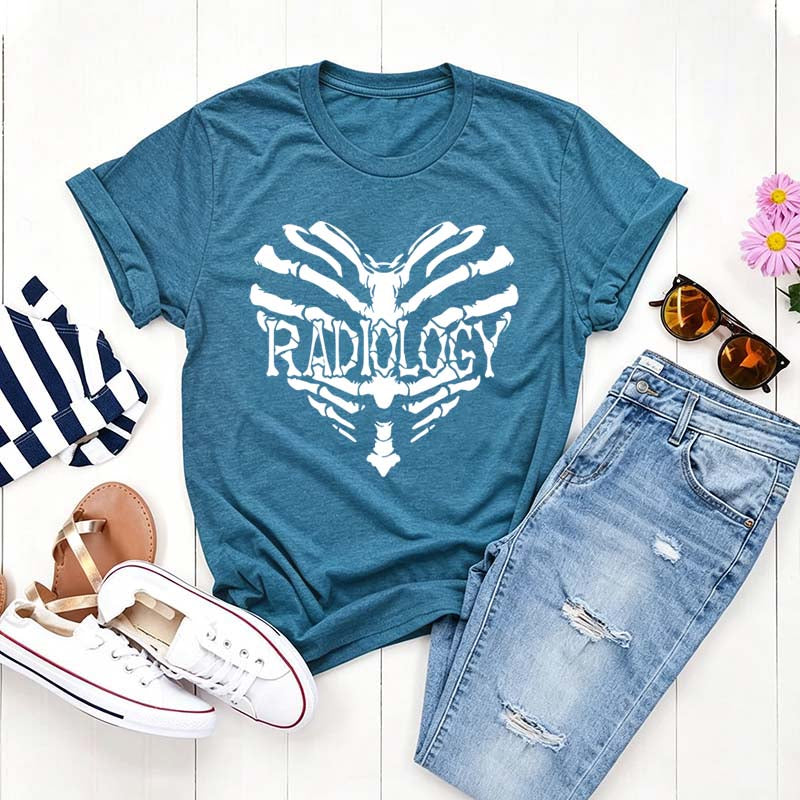 Radiology Tech X-Ray Heart T-Shirt