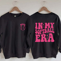 Personalized In My Softball Era Sweatshirt