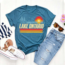 Great Lake Ontario Sunset Outdoor T-Shirt