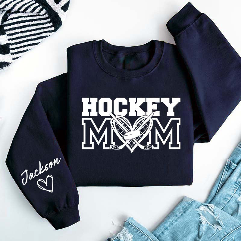 Personalized Hockey Mom Sweatshirt