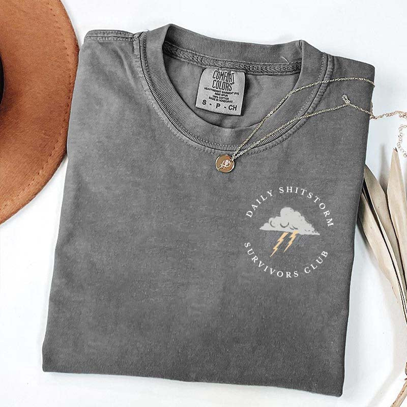 Daily Shitstorm Survivors Club  Mental Heath T-Shirt