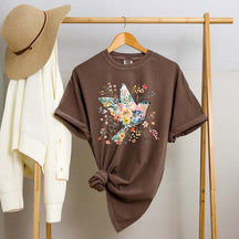 Boho Birdie Summer Flower T-Shirt