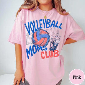 Volleyball Moms Club Comfort Colors T-Shirt