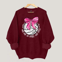 I Will Praise Him In His Courts Volleyball Sweatshirt