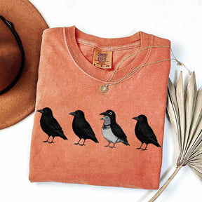 Funny Crow Pigeon T-Shirt