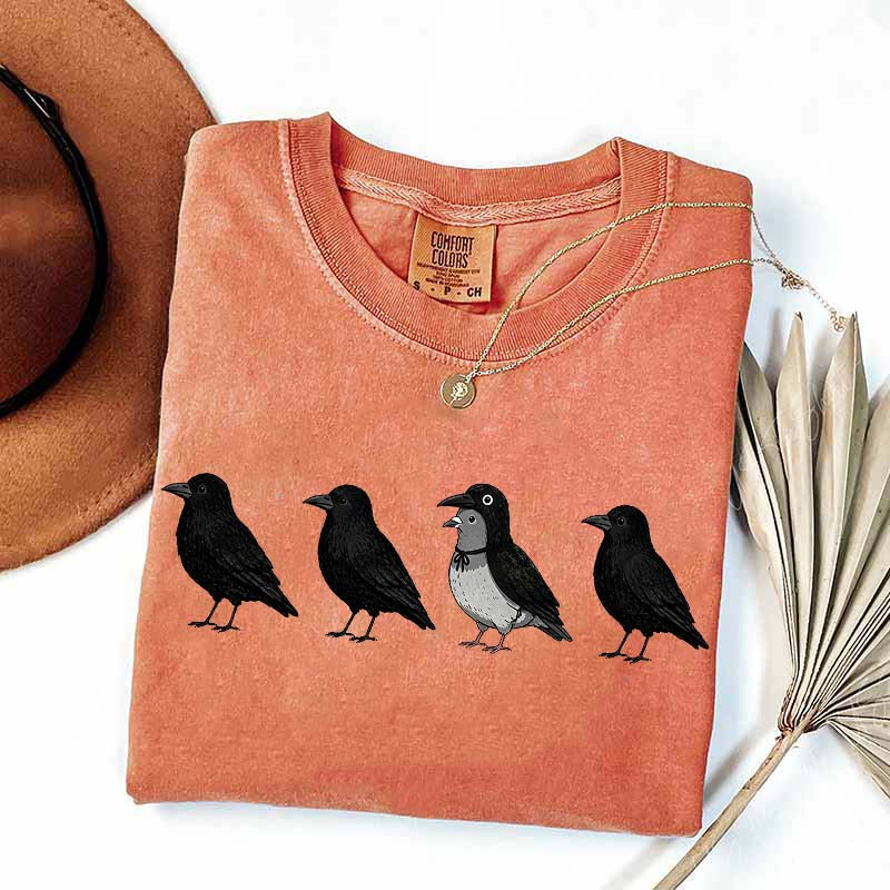 Funny Crow Pigeon T-Shirt