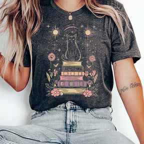 Retro Mystical Cat T-Shirt