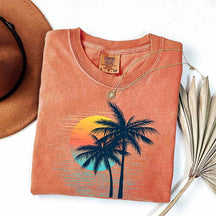 Retro Tropical Sunset T-Shirt