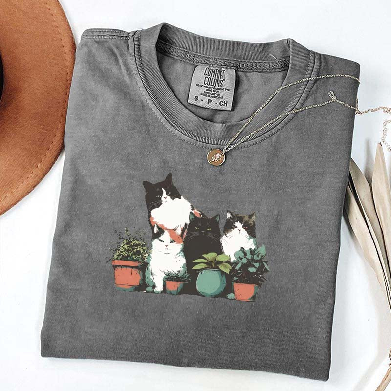 Salty Cats and Plants T-Shirt