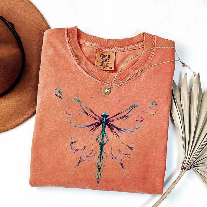 Comfort Color Bright Golden Butterfly T-Shirt