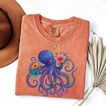 Octopus Floral T-Shirt