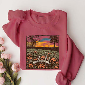 Nature Scene Hunting Season Sweatshirt