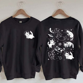 Cats in Space Sweatshirt