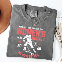 Hockey Lover Merch Feminist T-Shirt
