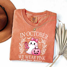 In October We Wear Pink Ghost T-Shirt