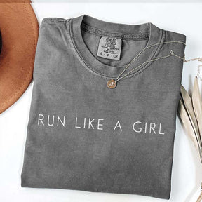 Marathon Run Like A Girl T-Shirt