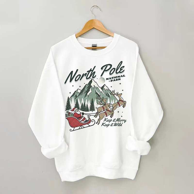 North Pole National Park Christmas Sweatshirt