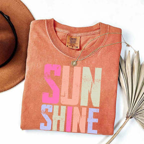Distressed Beach Mom Sunshine T-Shirt