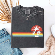 Retro Tropical Island Palm Tree T-Shirt