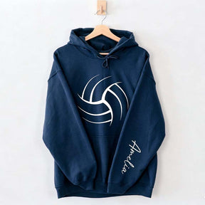 Personalized Volleyball Mom Name Hoodie