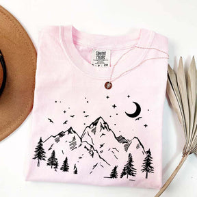 Minimalist Mountain Hiking T-Shirt