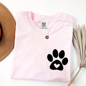 Dog Paw Pocket T-Shirt