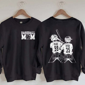 Customized Baseball Mom Sweatshirt