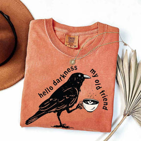 Raven Crow Coffee T-Shirt