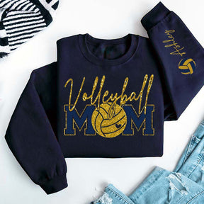 Custom Volleyball Mom Printed Sweatshirt