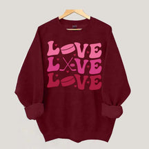 Sports Love Hockey Mom Sweatshirt