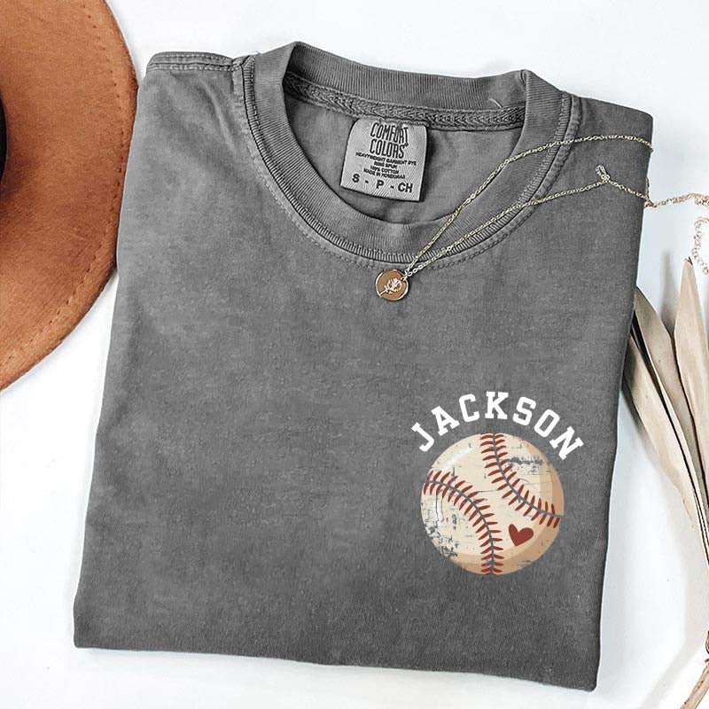Custom Baseball Tball Mom T-Shirt