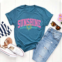 Sunshine State of Mind Summer Vibes T-Shirt