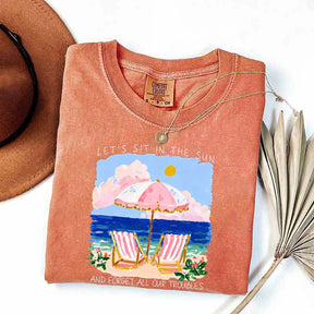 Sit In The Sun Coastal Summer T-Shirt