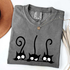 Black Cats Graphic T-Shirt