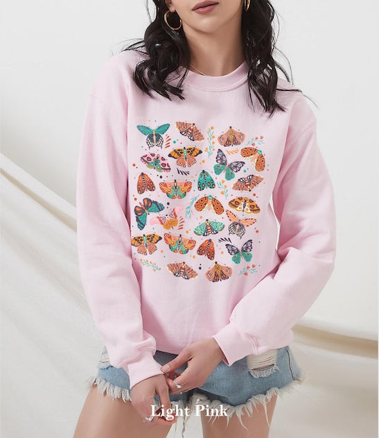 Sweat-shirt unisexe Boho Butterfly