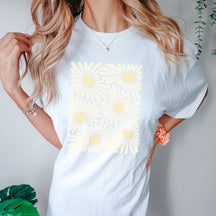 T-shirt graphique tendance à fleurs Daisy