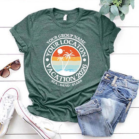 Custom Family Vacation T-Shirt