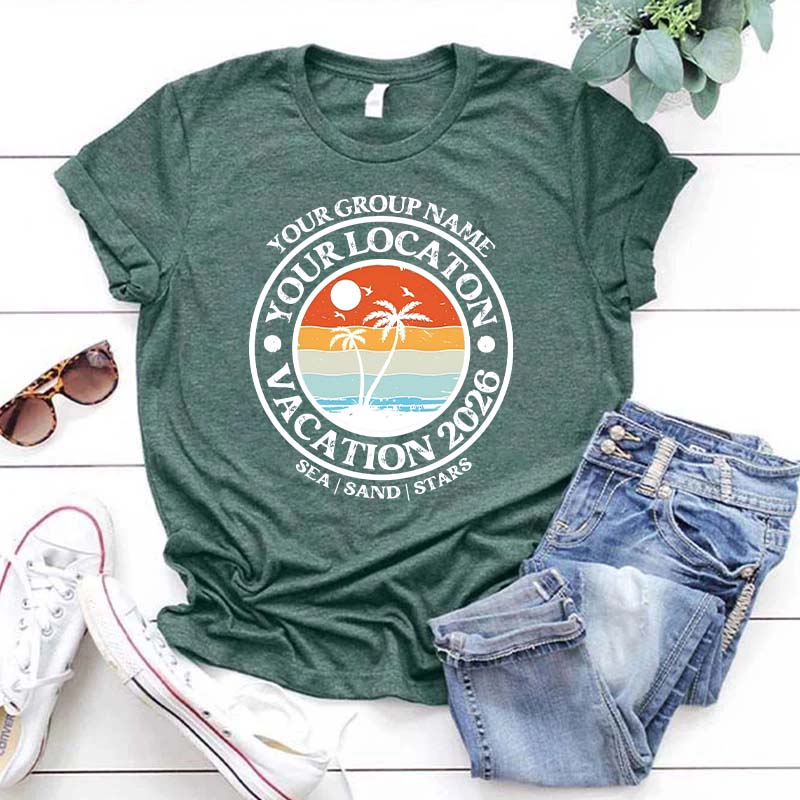 Custom Family Vacation T-Shirt
