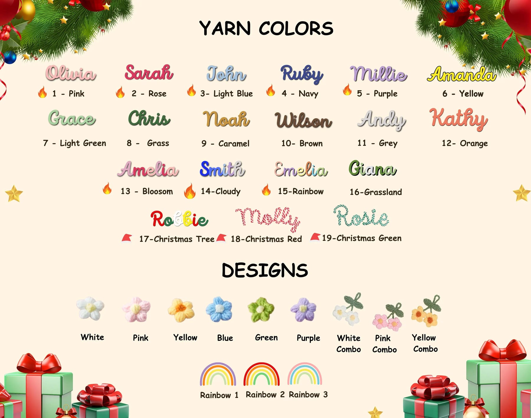 Personalized Christmas Cotton Basket