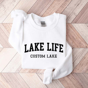 Personalized Lake Life Vacation Sweatshirt