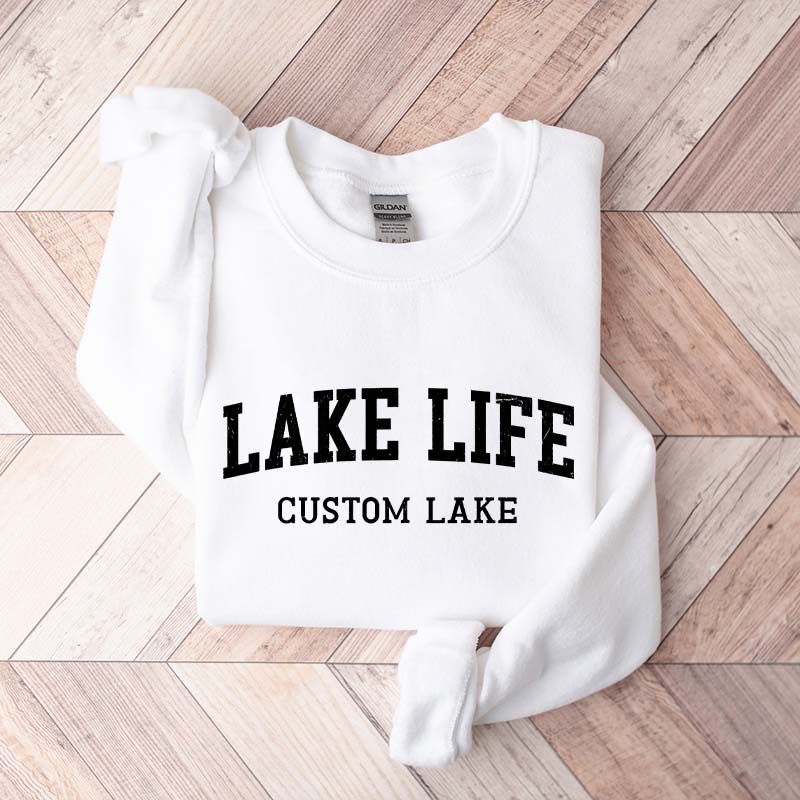 Personalized Lake Life Vacation Sweatshirt