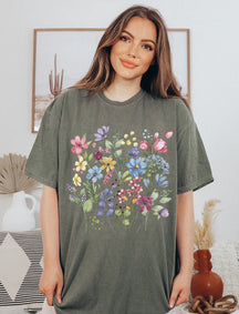 Chemise Vintage Botanical Wildflower
