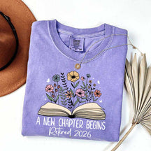 A New Chapters Begin Flowers T-Shirt