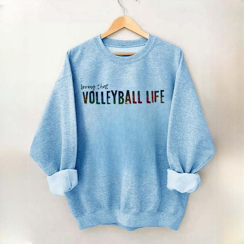 Cool Volleyball Player Sweatshirt