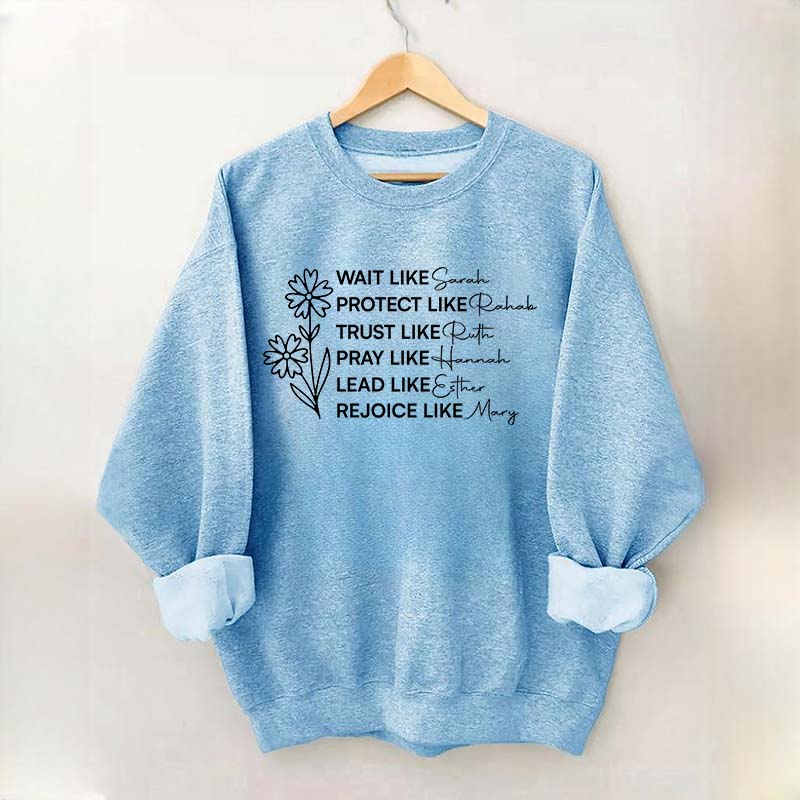 Floral Women Of The Bible Sweatshirt