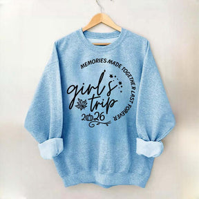 Personalized Year Matching Friends Fall Girls Trip Sweatshirt