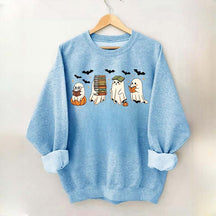 Reading Ghosts Halloween Lover Sweatshirt