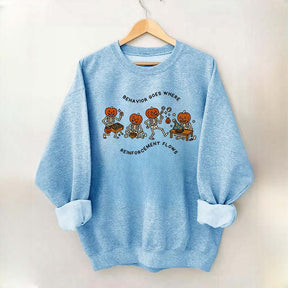 Behavior Reinforcement Skull Sweatshirt