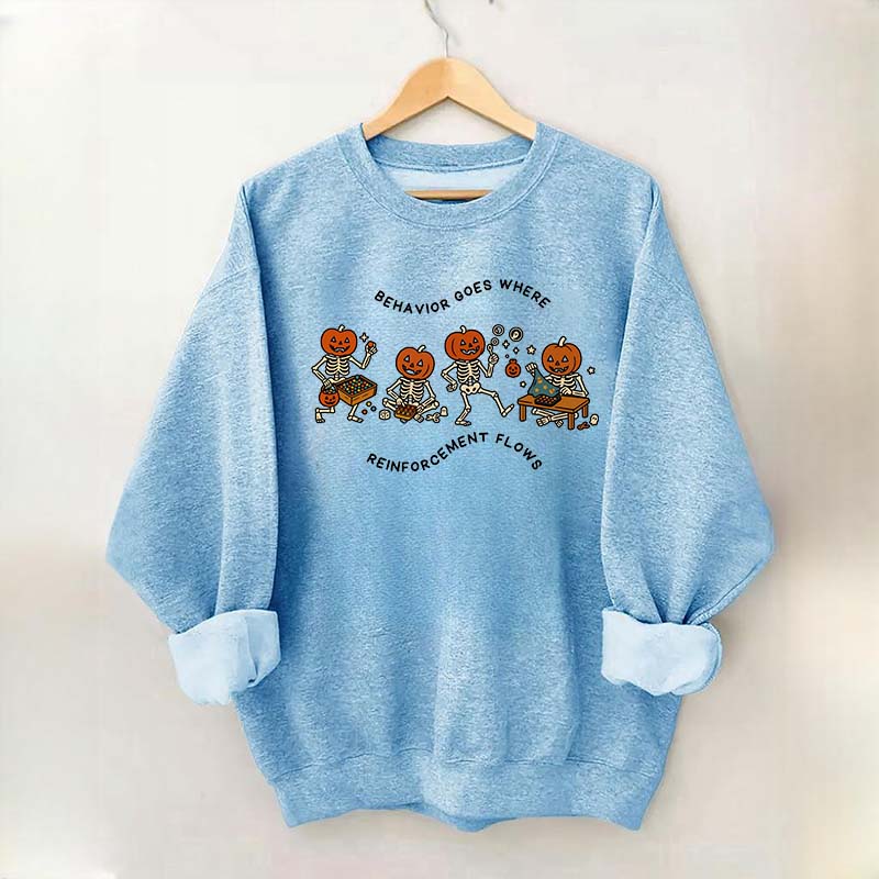 Behavior Reinforcement Skull Sweatshirt